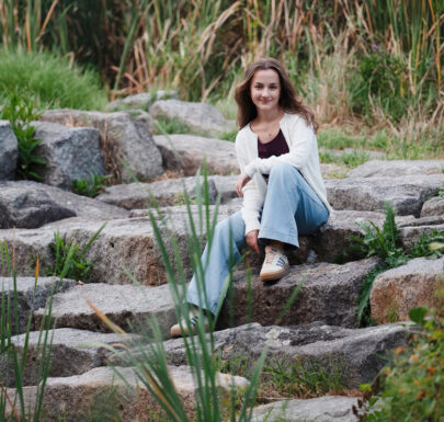 High school senior portrait photographed by Adriana Kopinja Photography in Newton, Massachusetts.