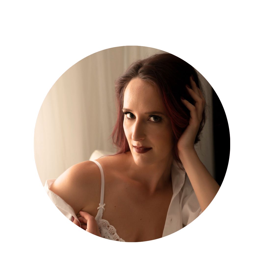 Elegant boudoir portrait of a woman during a luxury boudoir photography session in Newton, Massachusetts by Boston boudoir photographer Adriana Kopinja Photography.