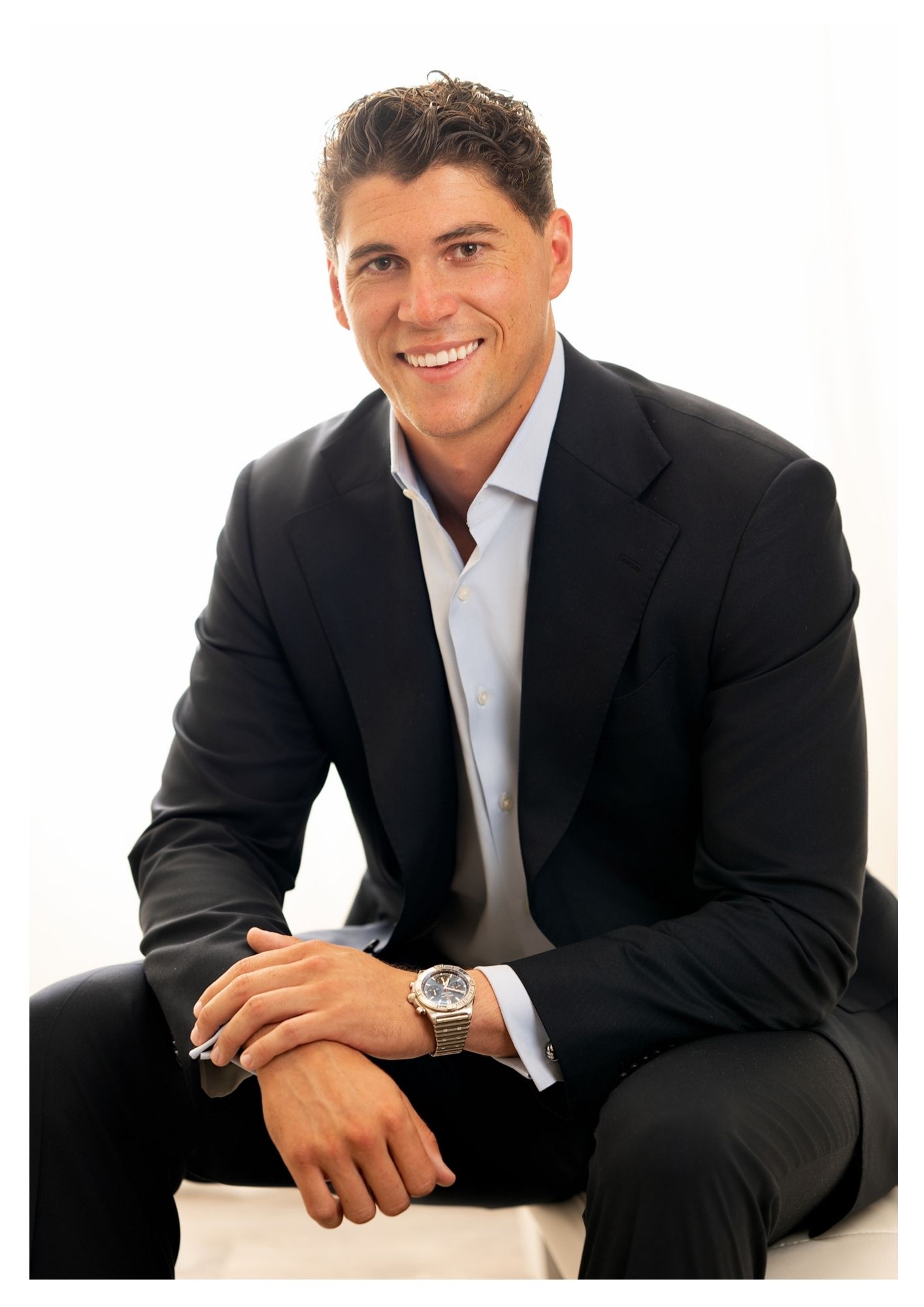 Professional business headshot photographed in Newton, Massachusetts
